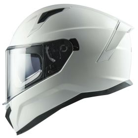 Integralhelm MPH TIGER Solid Weiß Glanz