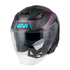 GIVI X31 Impact Jethelm Urban schwarz Titan Fuchsia