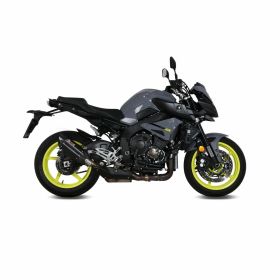 MIVV Black Slip-on Muffler Sound approved for YAMAHA mt-10