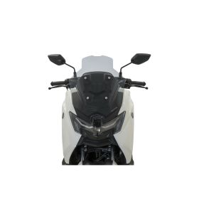 ISOTTA Pare-brise Sport Fumé Clair 470x380mm fixations incluses pour YAMAHA n-max