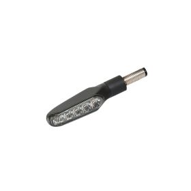 Freccia Singola LED KOSO GW-01 15 x 70 filettatura M8 x 1,25 Nero Omologata