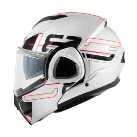 GIVI X36 Vertigo Wendbarer Modularer Helm weiß schwarz rot