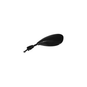 Specchietto sinistro SGR carbon-look ovale 125x56 mm per HONDA