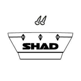 Reflector for SHAD SH44 top cases white