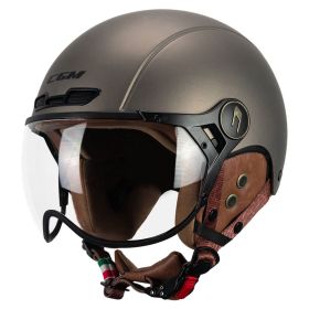 Casque de Ski et E-Bike Approuvé CGM 801V EBI VINTAGE Gris Tourterelle Satiné