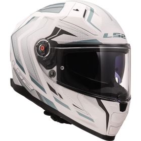 Casco Integrale LS2 FF811 VECTOR II Alizer Bianco Opaco Argento