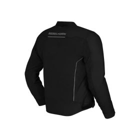 REBELHORN WAVE Men's Black Motorcycle Jacket