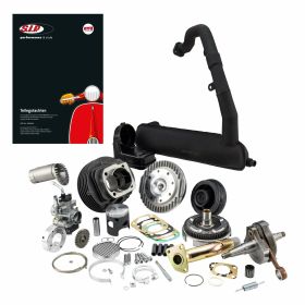 SIP PERFORMANCE Tuning Kit 125CC SPORT Legal 3 Löcher Welle 24/25 Rennauspuff SIP Road