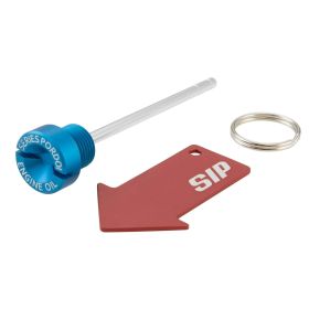 SIP SERIES PORDOI Engine Oil Fill Screw Blue Anodized Matt for Vespa GTS Super