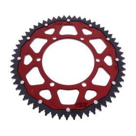 ZF Krone 58 Zähne Teilung 428 Rot Schwarz Dual ZFD-25-58-ROT