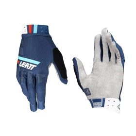 LEATT X-Flow 2.0 Summer MTB Gloves Blue Lightweight Design NanoGrip Breathability