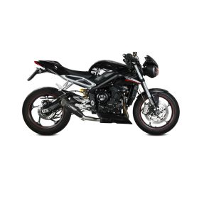 MIVV X-m5 Black Slip-on Exhaust for TRIUMPH Street Triple 660 S