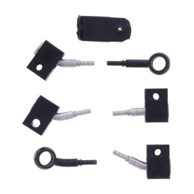 JMP 3 Stahlbremsleitung Kit HBF-2033-H-MBK Schwarz für Honda CBR 650 RA ABS