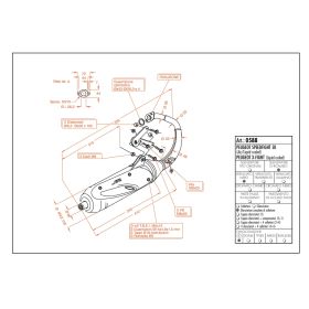Complete exhaust Sito 0588 approved for PEUGEOT X-FIGHT 50 KAT LC