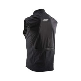 Gilet antipioggia LEATT RaceVest nero eslasticizzato e impermeabile