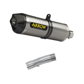 ARROW Race-Tech Slip-On Auspuff mit genehmigter Carbon-Titan-Kappe Husqvarna 701 2017-2020