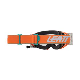 Masque cross LEATT Vizion 3.5 Roll-Off orange lentille transparente 90%
