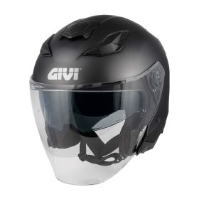 Casco jet urbano GIVI X31 Fiber nero opaco