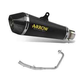 ARROW X-Kone Black Slip-On Renn-Auspuff und Sammler für Honda CB 125 R