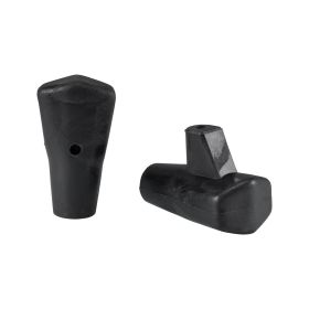 Scarpette cavalletto AF RAYSPEED D.16mm in gomma nero per Lambretta 125 LI
