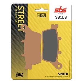 Plaquettes de frein SBS paire en composé fritté 991LS pour YAMAHA