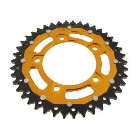 ZF Krone 42 Zähne Teilung 525 Schwarz Gold Dual ZFD-702-42-GLD für Aprilia