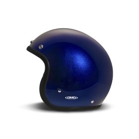 Jet Helm Cafe Racer DMD RETRO Dunkelblau Glanz