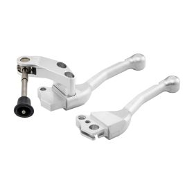 Kit pompa freno montaggio manubrio OTTOPUNTUNO VB-11 argento per Vespa PX80/200/PE