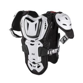 Pettorina moto LEATT 5.5 Pro bianco nero certificazione CE
