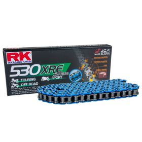 RK XRE Kettenübertragungskit Blau 116 Glieder 530 Zahnrad 44 Zähne Silent Gear 16 Zähne