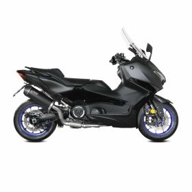 MIVV OVAL Komplettauspuff schwarzes Carbon-Ende für YAMAHA T-MAX 560