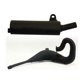 Complete cross/enduro GIANNELLI 2T exhaust for Yamaha DT 125 LC