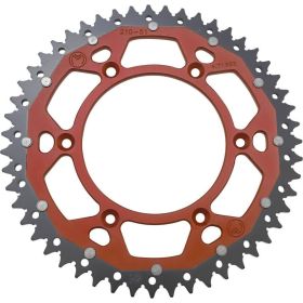 Pignon de chaîne Moose Racing 520 51 dents rouge pour Beta/Honda