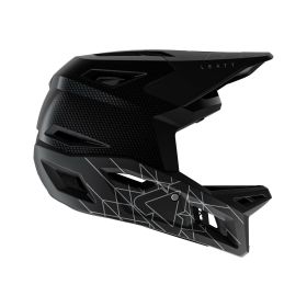 Casque LEATT Gravity 6.0 MTB noir/gris en coque en carbone stealth