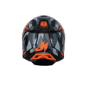 Casco Motocross JUST1 J40 SHOOTER CAMO arancio/nero