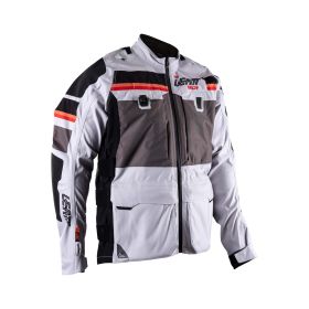 LEATT ADV Rally 7.5 HydraDri Summer jacket grey black waterproof