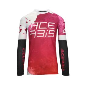 ACERBIS Off Road Polypropylen J-Windy Belüftete Wasserzeichen Lila/Weiß Shirt