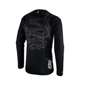LEATT Gravity 3.0 Maillot à manches longues MTB Noir IceYarn Tissu recyclé