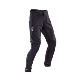 Pantaloni MTB LEATT Trail 3.0 nero slim tessuto elasticizzato 4 direzioni