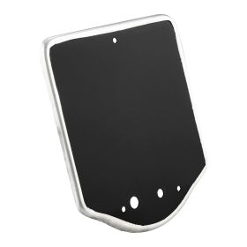 Portatarga PREMIUM QUALITAT 160x180mm nero/argento per Vespa ACMA
