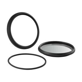 Kit 5 vetri contachilometri PREMIUM QUALITAT D.80mm cornice nera