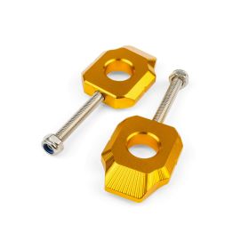 STR8 Gold Chain Tensioner Paar 15mm DERBI