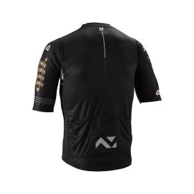Maglia MTB LEATT Endurance 6.0 racing nero racing vestibilità aderente UPF 50