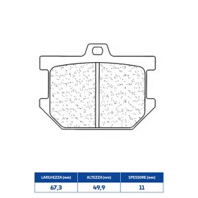 Vorderbremsbelagsatz CL BRAKES 2847A3+ gesinterte Verbindung für YAMAHA