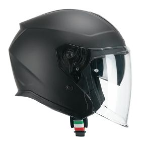 Casco Jet CGM 136A RNA Mono Nero Opaco