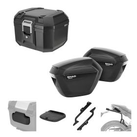 SHAD Complete kit TR41 black and SH23 black for VOGE 525 DSX / 625DSX
