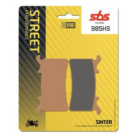 Paire de plaquettes de frein SBS composé fritté 985HS