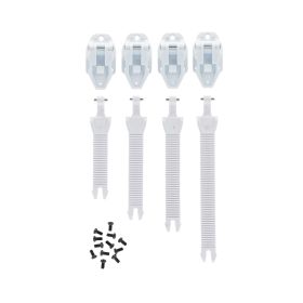 Kit fibbie/cinghie stivali ACERBIS bianco per stivali Artiglio