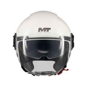 Casco jet MT HELMETS VIALE SV S PURE A0 GLOSS