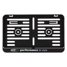 Portatarga SIP targa tedesca 240x135mm nero in plastica